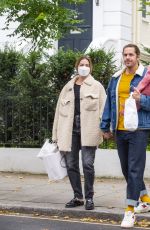 MARGOT ROBBIE and Tom Ackerley Out in London 10/26/2021