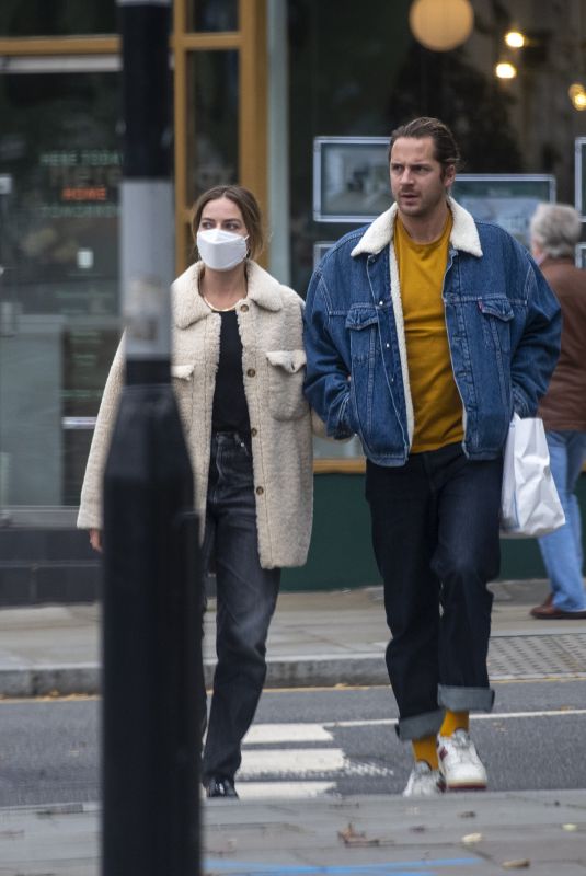 MARGOT ROBBIE and Tom Ackerley Out in London 10/26/2021