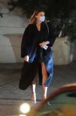 MARGOT ROBBIE Leaves Sunset Tower Hotel in West Hollywood 10/12/2021