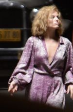 MARGOT ROBBIE on the Set of Babylon in Los Angeles 10/05/2021