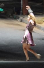 MARGOT ROBBIE on the Set of Babylon in Los Angeles 10/05/2021