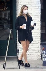 MARGOT ROBBIE Out for Coffee in Los Angeles 10/07/2021