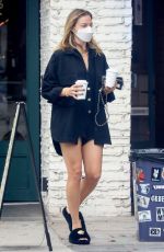 MARGOT ROBBIE Out for Coffee in Los Angeles 10/07/2021