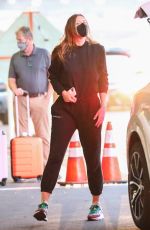 MARIA SHARAPOVA at LAX Airport in Los Angeles 10/12/2021