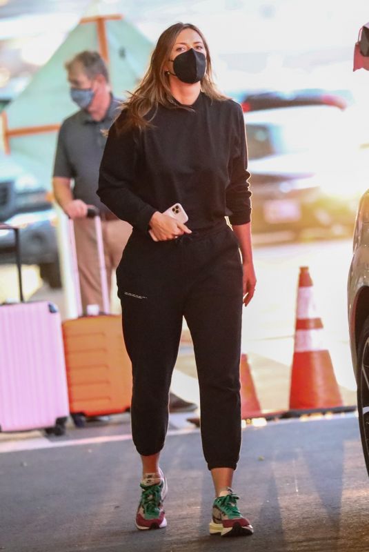 MARIA SHARAPOVA at LAX Airport in Los Angeles 10/12/2021