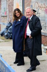 MARISKA HARGITAY on the Set of Law and Order: Special Victims Unit in Brooklyn 10/13/2021
