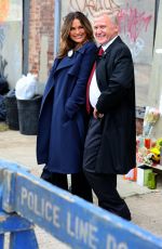 MARISKA HARGITAY on the Set of Law and Order: Special Victims Unit in Brooklyn 10/13/2021