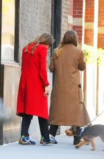 MARY-KATE and ASHLEY OLSEN at a Smoke Break in New York 10/20/2021