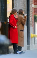 MARY-KATE and ASHLEY OLSEN at a Smoke Break in New York 10/20/2021