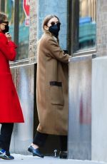 MARY-KATE and ASHLEY OLSEN at a Smoke Break in New York 10/20/2021