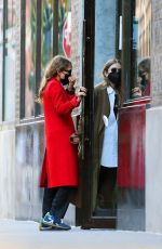 MARY-KATE and ASHLEY OLSEN at a Smoke Break in New York 10/20/2021