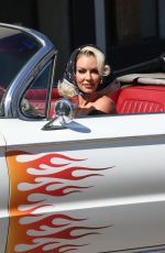 MARYSE OUELLET Surprise The Mitz in a Vintage Muscle Car in Los Angeles 10/14/2021