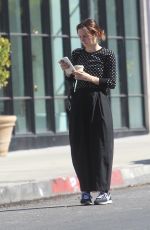 MAUDE APATOW Out Shopping on Melrose Place in West Hollywood 10/15/2021