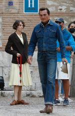 MAYA HAWKE on the Set of Asteroid City in Madrid 10/04/2021