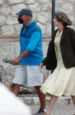 MAYA HAWKE on the Set of Asteroid City in Madrid 10/04/2021