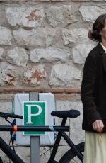 MAYA HAWKE on the Set of Asteroid City in Madrid 10/04/2021