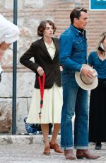 MAYA HAWKE on the Set of Asteroid City in Madrid 10/04/2021