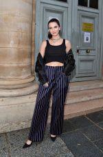 MAYA HENRY Out at Paris Fashion Week 10/02/2021