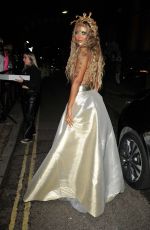 MAYA JAMA Arrives at Her Annual Halloween Party in London 10/30/2021