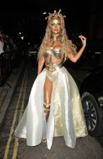 MAYA JAMA Arrives at Her Annual Halloween Party in London 10/30/2021