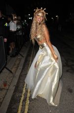 MAYA JAMA Arrives at Her Annual Halloween Party in London 10/30/2021