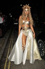 MAYA JAMA Arrives at Her Annual Halloween Party in London 10/30/2021