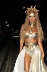 MAYA JAMA Arrives at Her Annual Halloween Party in London 10/30/2021