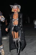 MEAGAN GOOD Arrives at CARN*EVIL Halloween Party in Bel Air 10/30/2021