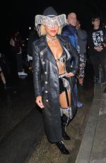 MEAGAN GOOD Arrives at CARN*EVIL Halloween Party in Bel Air 10/30/2021