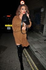 MEGAN BARTON HANSON Arrives at Maya Jama