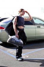 MELANIE CHISHOL Leaves Dance Studio in Los Angeles 10/15/2021