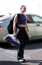 MELANIE CHISHOL Leaves Dance Studio in Los Angeles 10/15/2021