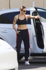 MELANIE CHISHOLM Arrives at Dancing With the Stars Practice in Los Angeles 10/10/2021
