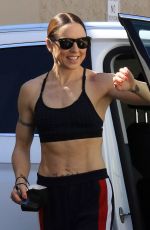 MELANIE CHISHOLM Arrives at Dancing With the Stars Practice in Los Angeles 10/10/2021