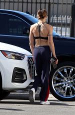 MELANIE CHISHOLM Arrives at Dancing With the Stars Practice in Los Angeles 10/10/2021