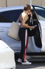 MELANIE CHISHOLM Arrives at Dancing With the Stars Practice in Los Angeles 10/10/2021
