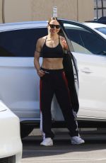 MELANIE CHISHOLM Arrives at Dancing With the Stars Practice in Los Angeles 10/10/2021