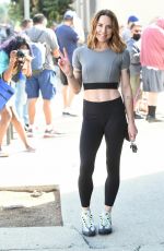 MELANIE CHISHOLM at Dancing with the Stars Rehearsals in Los Angeles 10/05/2021