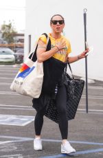 MELANIE CHISHOLM at Dancing with the Stars Rehearsals in Los Angeles 10/07/2021