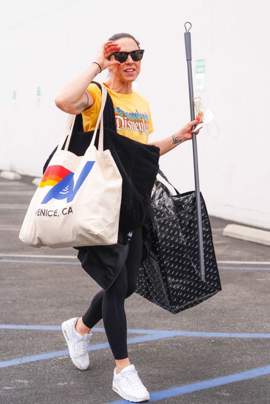 MELANIE CHISHOLM at Dancing with the Stars Rehearsals in Los Angeles 10/07/2021