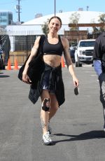 MELANIE CHISHOLM Leaves Dance Studio in Los Angeles 10/15/2021