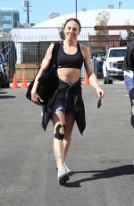 MELANIE CHISHOLM Leaves Dance Studio in Los Angeles 10/15/2021