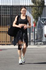MELANIE CHISHOLM Leaves Dance Studio in Los Angeles 10/15/2021