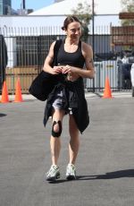 MELANIE CHISHOLM Leaves Dance Studio in Los Angeles 10/15/2021