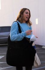 MELANIE CHISHOLM Leaves Dancing With The Stars Rehearsal in Los Angeles 10/05/2021