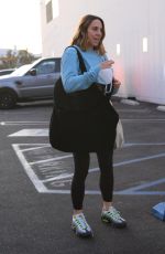 MELANIE CHISHOLM Leaves Dancing With The Stars Rehearsal in Los Angeles 10/05/2021