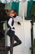 MELANIE GRIFFITH and EVA LONGORIA at San Vicente Bungalows in West Hollywood 10/21/2021