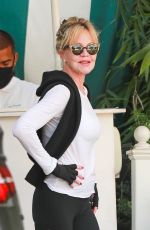 MELANIE GRIFFITH and EVA LONGORIA at San Vicente Bungalows in West Hollywood 10/21/2021