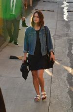 MELISSA BENOIST Leaves Jimmy Kimmel Live 10/05/2021
