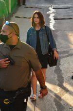 MELISSA BENOIST Leaves Jimmy Kimmel Live 10/05/2021